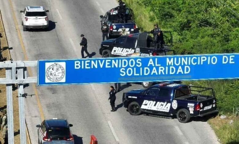 Fuerzas policiales y militares implementan “Operativo Blindaje Riviera Maya”